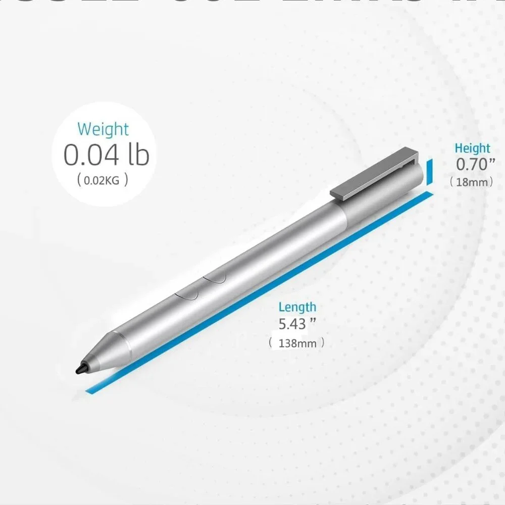 Stylus HP Spectre x360 / Envy / Pavilion Silver Active Pen - NWT
